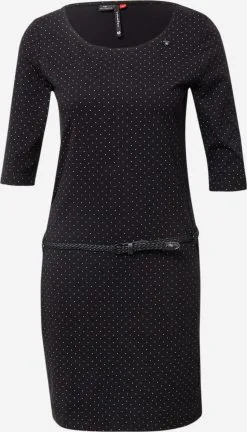 Ragwear Jerseyjurken Jurk TAMY Dames Zwart