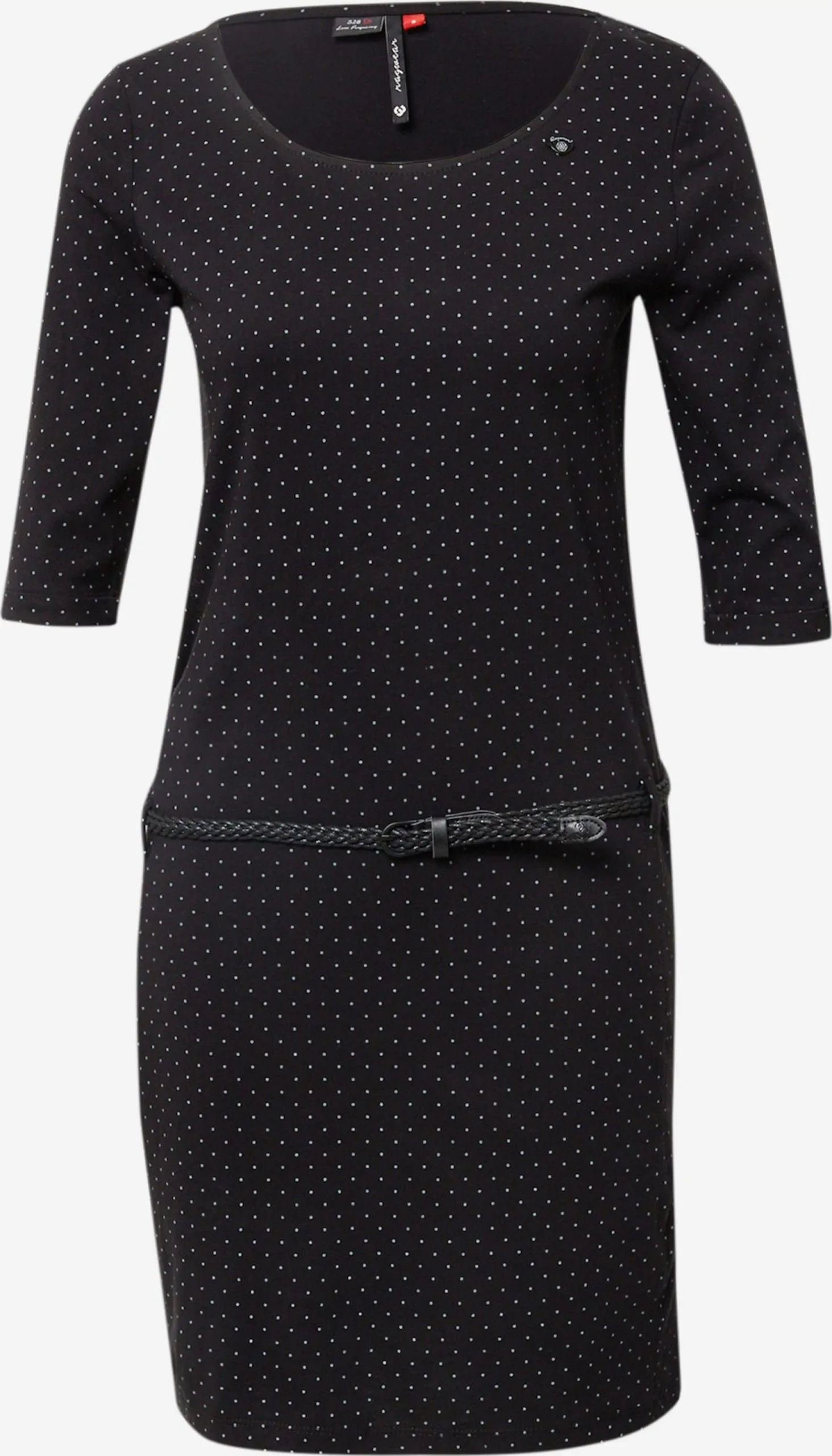 Ragwear Jerseyjurken Jurk TAMY Dames Zwart 1 Ragwear Jerseyjurken Jurk TAMY Dames Zwart