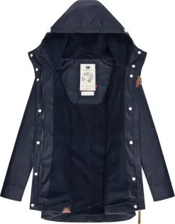 Ragwear Outdoor Jassen Functionele Jas Monadis Dames Navy -Goedkope Ragwear winkel 459c87cba78245f00f3fb522550c29e6