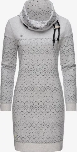 Ragwear Mini Jurken Jurk Chloe Dames Grijs Gemêleerd