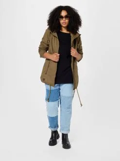 Tussenjassen Tussenjas ZUZKA Dames Olijfgroen -Goedkope Ragwear winkel 47262ab60a425043ea8fa36e41049c3a