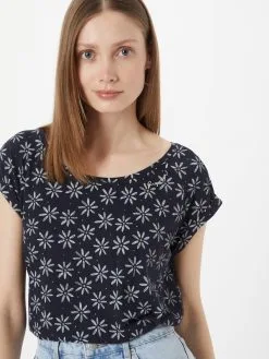 Ragwear T-shirts Shirt ZILDA Dames Navy -Goedkope Ragwear winkel 47bc1179e32421bc01348ec51cd289ba