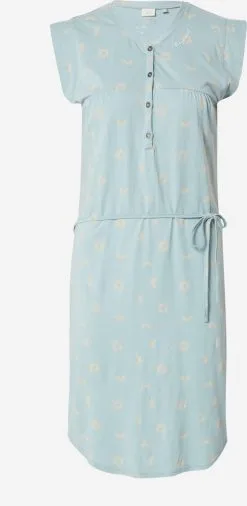 Ragwear Jerseyjurken Jurk ZOFKA Dames Lichtblauw