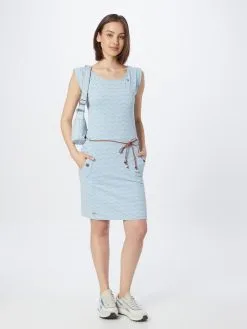 Ragwear Jerseyjurken Jurk TAGG Dames Blauw / Lichtblauw -Goedkope Ragwear winkel 48f8eebb326f896a796cdbd84b8c1000