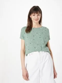 Ragwear T-shirts Shirt Dames Smaragd / Mintgroen -Goedkope Ragwear winkel 4a105ce0f99c27f4e9503b5eb200cd2e