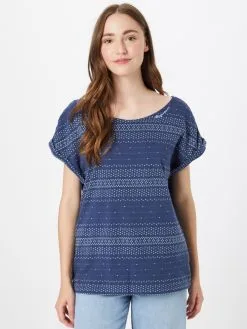 Ragwear T-shirts Shirt Heiddie Dames Navy -Goedkope Ragwear winkel 4b3c34893979bb4dce02f6a42113e4f6