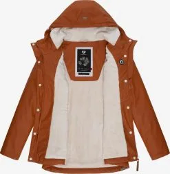 Ragwear Winterjassen Winterjas Marge Dames Bruin -Goedkope Ragwear winkel 4b65db17f82f6daae3c5324d14dc1393