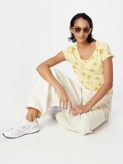 Ragwear T-shirts Shirt Dames Lichtgeel -Goedkope Ragwear winkel 4deba3ba83c0dfb308b612ef0176c07a