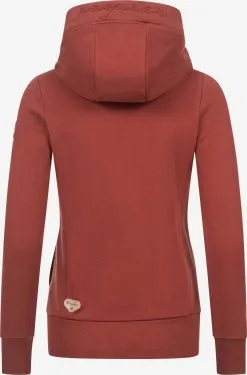 Ragwear Sweatvesten Sweatvest Emer Dames Roestrood -Goedkope Ragwear winkel 502b80d5ce82395b6f525ad9e792ad0c