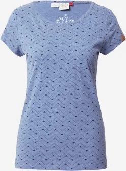 Ragwear T-shirts Shirt Dames Navy / Duifblauw