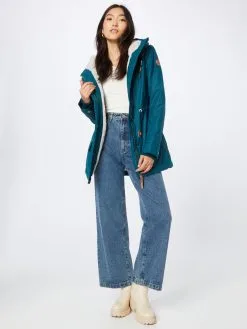 Ragwear Parkas Tussenparka Monadis Dames Smaragd -Goedkope Ragwear winkel 5310e5bf692a2ec3a30ef4621ac3475b