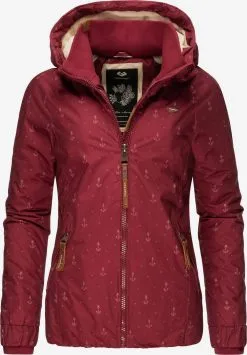 Ragwear Tussenjassen Tussenjas Dizzie Marina Dames Rood