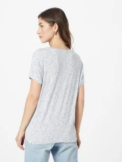 Ragwear T-shirts Shirt PECORI Dames Lichtgrijs -Goedkope Ragwear winkel 5a0344ba500746ddb0e03894f52512a2