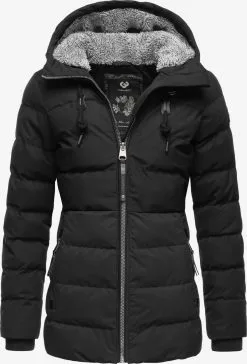 Ragwear Winterjassen Winterjas Quantic Dames Zwart