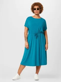 Midi Jurken Jurk PECORI Dames Blauw -Goedkope Ragwear winkel 5bb3431baba31264f995840e4819384e