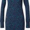 Ragwear Jerseyjurken Jurk RIVER Dames Navy / Indigo