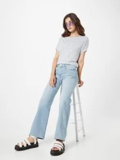 Ragwear T-shirts Shirt PECORI Dames Lichtgrijs -Goedkope Ragwear winkel 5dba79c3771ff054b08d55e74556855b