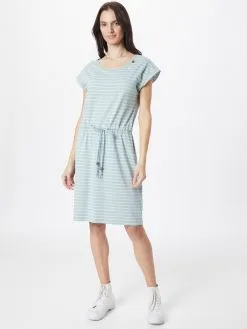 Ragwear Jerseyjurken Jurk MALLORY Dames Aqua / Lichtblauw -Goedkope Ragwear winkel 5ea04ca8277b9baa8c100d25ddc7bbb1