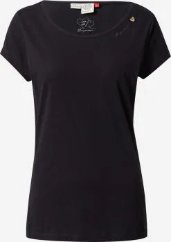 Ragwear T-shirts Shirt MINTT Dames Zwart
