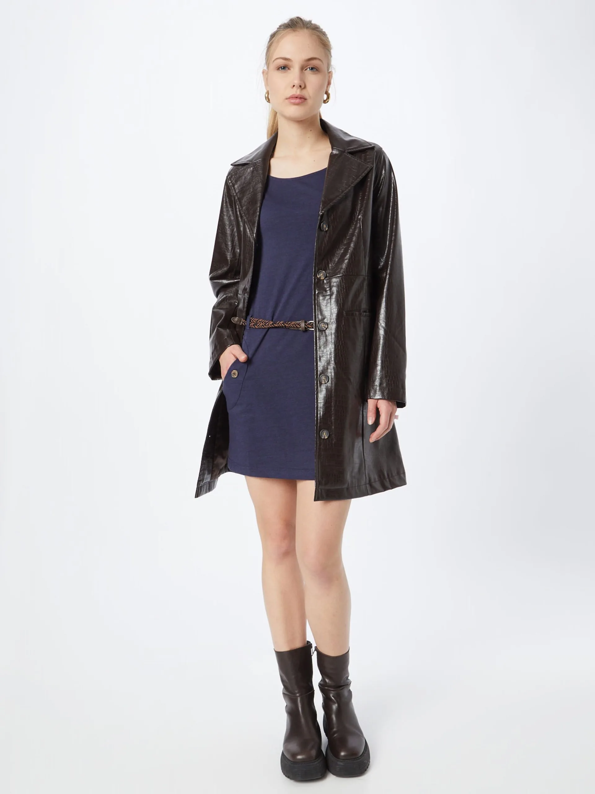 Ragwear Jerseyjurken Jurk TANYA Dames Navy 5 Ragwear Jerseyjurken Jurk TANYA Dames Navy - Afbeelding 5