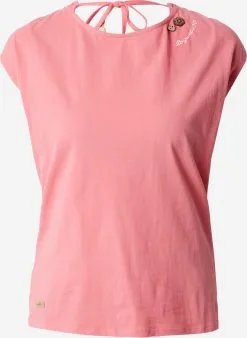 Ragwear T-shirts Shirt GREETA Dames Zalm Roze