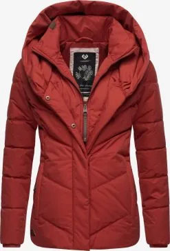 Ragwear Winterjassen Winterjas Natesa Dames Rood -Goedkope Ragwear winkel 62d34adfdfd3104c8eb451e78bf695a6