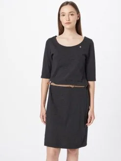 Ragwear Jerseyjurken Jurk TAMILA Dames Donkergrijs -Goedkope Ragwear winkel 66a031a9fb6cae6f2c00d3567dd3b6e0