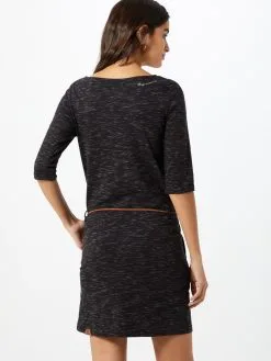 Ragwear Mini Jurken Jurk Tanya Dames Zwart -Goedkope Ragwear winkel 6790e6cf45fe54385b7b32b62e14440d