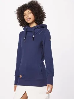 Ragwear Hoodies Sweatshirt GRIPY BOLD Dames Indigo / Azuur -Goedkope Ragwear winkel 67d4aeee387472e399d0730fb4d10fb4
