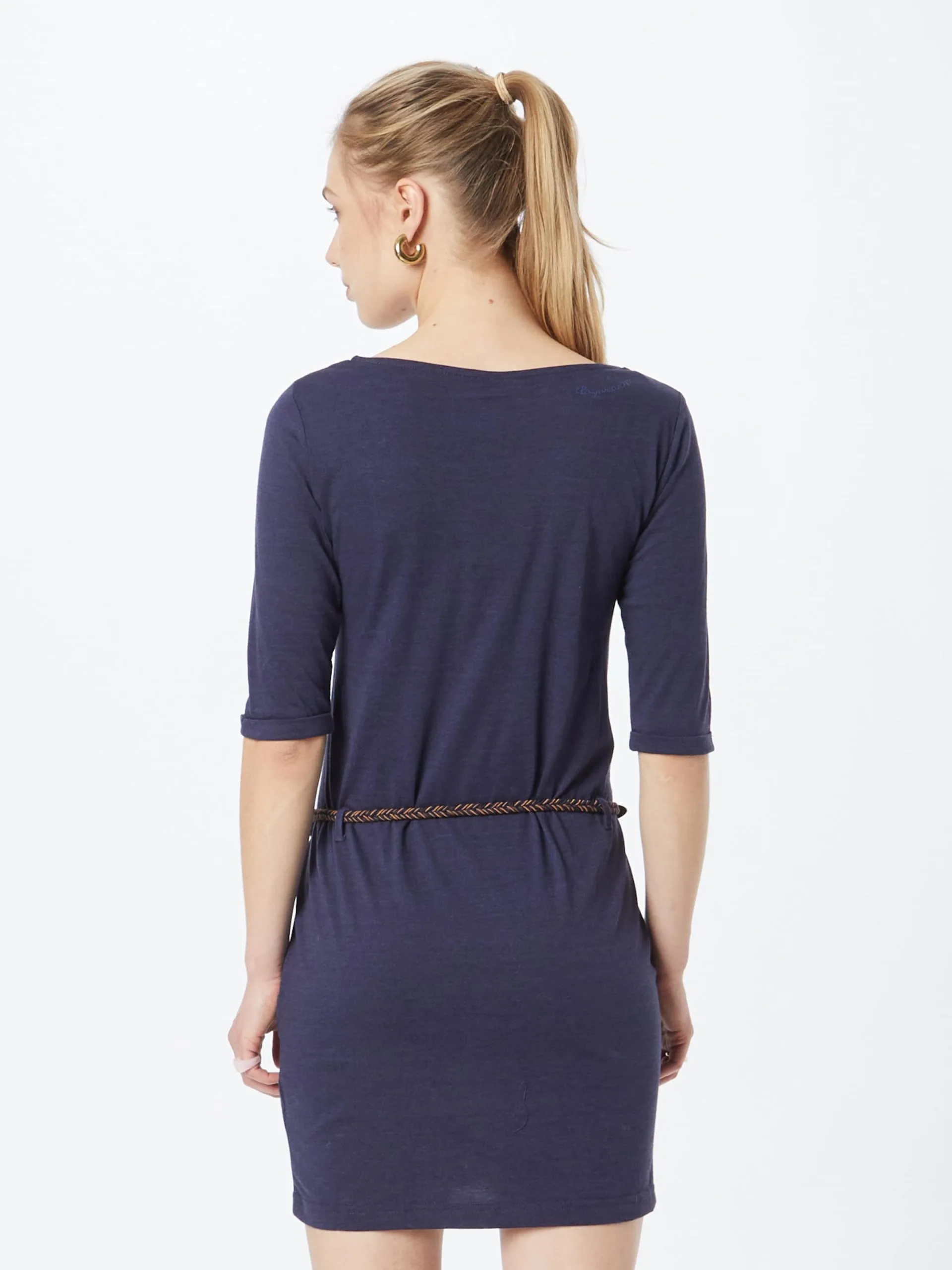 Ragwear Jerseyjurken Jurk TANYA Dames Navy 4 Ragwear Jerseyjurken Jurk TANYA Dames Navy - Afbeelding 4