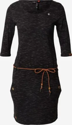 Ragwear Mini Jurken Jurk Tanya Dames Zwart