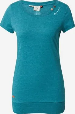 Ragwear T-shirts Shirt LESLY Dames Pastelblauw