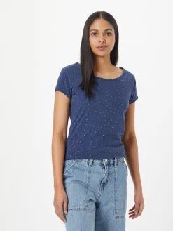 Ragwear T-shirts Shirt MINTT Dames Lichtblauw / Donkerblauw -Goedkope Ragwear winkel 692d1a92aa368a5af15f5ca8dd688e54