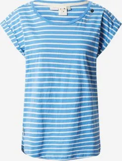 Ragwear T-shirts Shirt MALLORY Dames Blauw