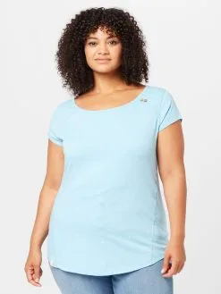 T-shirts Shirt ROSANNE Dames Lichtblauw -Goedkope Ragwear winkel 69a025c7bdb860ae897f5c85edb13560