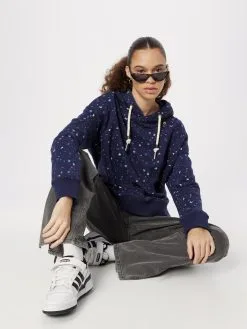 Ragwear Hoodies Sweatshirt RUFLE BIRDS Dames Navy -Goedkope Ragwear winkel 69b022c4696c439cd63b68c08719df69