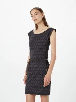 Ragwear Jerseyjurken Jurk TAGG Dames Zwart -Goedkope Ragwear winkel 6dbd1ba3f0403375b9ba889bde38f3a3