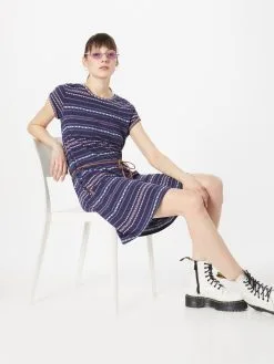 Ragwear Jerseyjurken Jurk VERBY Dames Marine / Indigo -Goedkope Ragwear winkel 6f740a166efd790e31232f95d08bed79