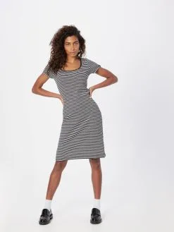 Ragwear Jerseyjurken Jurk KIMBER Dames Zwart -Goedkope Ragwear winkel 7186425dd0f52e5211b7386cc800b647