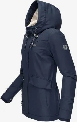 Ragwear Outdoor Jassen Functionele Jas Jazmin Dames Marine -Goedkope Ragwear winkel 73300694953b8d6d37ed42958ec10b49
