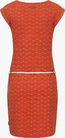 Ragwear Zomerjurken Zomerjurk Tag Zig Zag Dames Roestrood -Goedkope Ragwear winkel 75547181eeaafe8ce77736881e58fb99