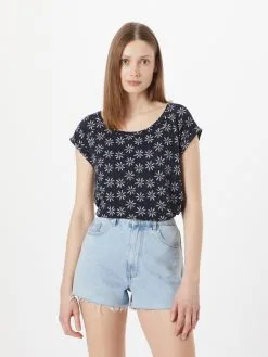 Ragwear T-shirts Shirt ZILDA Dames Navy -Goedkope Ragwear winkel 757db76014fa9ef296fefdb95d1e74fd