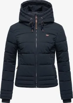 Ragwear Winterjassen Winterjas Novva Dames Navy -Goedkope Ragwear winkel 7742ed3f81228b7ea72dd611735e9134