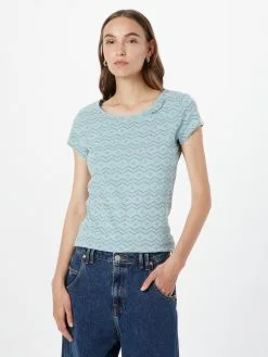 Ragwear T-shirts Shirt MINTT Dames Blauw -Goedkope Ragwear winkel 782df8c3e8e4ca1a184c7bdd0a156005