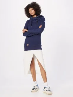 Ragwear Hoodies Sweatshirt GRIPY BOLD Dames Indigo / Azuur -Goedkope Ragwear winkel 78cbff7ee1e9a4890c2e8cb62ac05f96