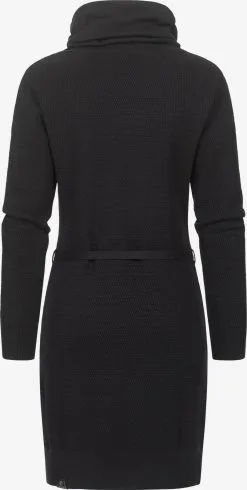 Ragwear Gebreide Jurken Gebreide Jurk Babett Dames Zwart -Goedkope Ragwear winkel 7973b5dac75b438a2c26d261e5e427f7