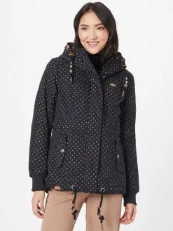 Ragwear Tussenjassen Tussenjas DANKA Dames Zwart -Goedkope Ragwear winkel 79de55a1ee69b16518c86d0fdea7fe48