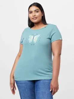 T-shirts Shirt FLORAH Dames Navy / Aqua -Goedkope Ragwear winkel 7c109adc4ab74a12af7ffa4b4f5edd04