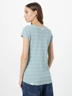 Ragwear T-shirts Shirt MINTT Dames Blauw -Goedkope Ragwear winkel 7c821366c6474bcbc211753c83256d02