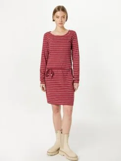 Ragwear Jerseyjurken Jurk TALONA Dames Pastelrood -Goedkope Ragwear winkel 7d37564928d1bcb6bde01bb0d2b0a844